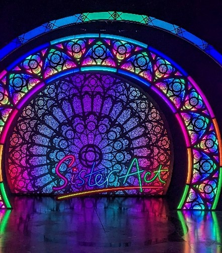 Sister Act's colourful and rich in motifs set at the Festival Theatre performance